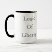 Logique de tasse de café de logo de liberté (Gauche)