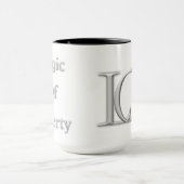 Logique de tasse de café de logo de liberté (Centre)