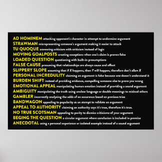 Logische fouten poster