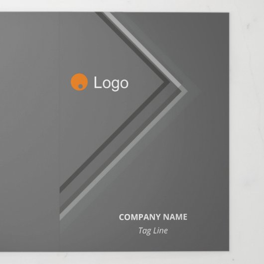 Logische monochromatische geometrische retroflecto drieluik kaart (Cover)