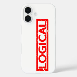 Logische Stempel iPhone 16 Hoesje
