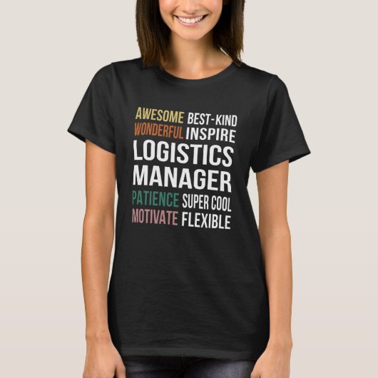 Logistics Manager-waardering T-shirt (Voorkant)