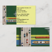 Logistics Transportation Move Goods Visitekaartje (Voorkant / Achterkant)