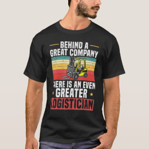 Logisticus Cargo Warehouse Worker Warehousing Log T-shirt