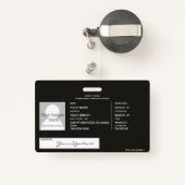 Logistiek Badge (Achterkant met intrekbare)