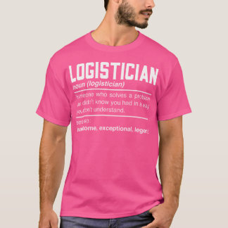 Logistiek Definitie Ontwerp - Logistiek Kwartaal T-shirt