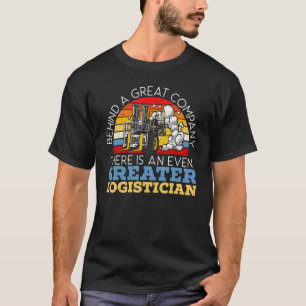 Logistiek medewerker magazijnmedewerker opslag Log T-shirt
