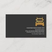 Logistiek van de grenscontrole van de Creative Gol Visitekaartje (Achterkant)