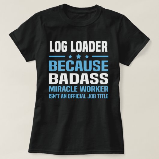 Loglader T-shirt (Design voorkant)