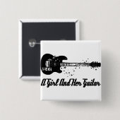 Logo 2-inch pop/Button Vierkante Button 5,1 Cm (Voorkant /achterkant)