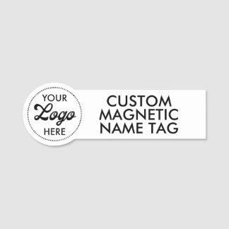 LOGO 3,75" x 1,25" Étiquette nominative magnétique