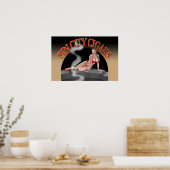 Logo 5 van Sin City op een poster (Keuken)