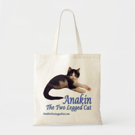 Logo à deux jambes de chat d'Anakin, sac (Devant)