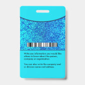 Logo Aangepast voor foto-werkbalk Code Badge (Achterkant)