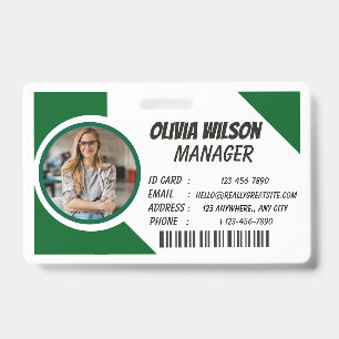 Logo aangepaste foto ID-kaart badgehouder Badge