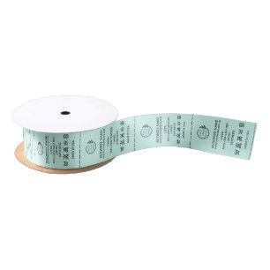 Logo Aangepaste labels voor kleding voor zakelijk  Lint
