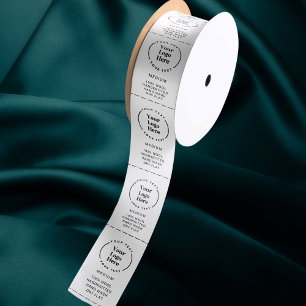 Logo Aangepaste labels voor kleding voor zakelijk  Lint