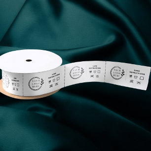Logo Aangepaste labels voor kleding voor zakelijk  Lint