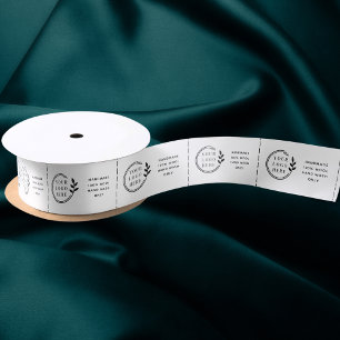 Logo Aangepaste labels voor kleding voor zakelijk Lint