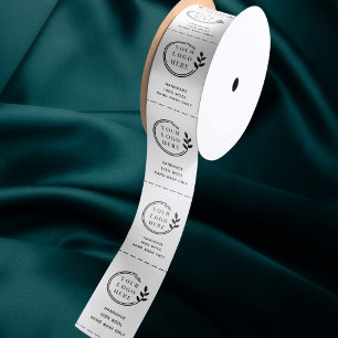 Logo Aangepaste labels voor kleding voor zakelijk  Lint