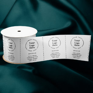 Logo Aangepaste labels voor kleding voor zakelijk Lint