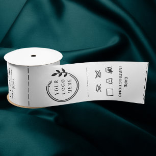 Logo Aangepaste labels voor kleding voor zakelijk Lint