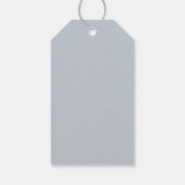 Logo Aangepaste tekst Blauw Bedrijfsprijs Product  Cadeaulabel (Achterkant)