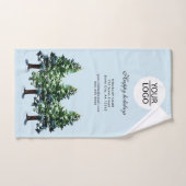 Logo Aangepaste tekst toevoegen Pine Tree Promotie Handdoek (Handdoek)