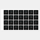 Logo Aangepaste tekst Website Kledingstuk Grootte  Labels (Vel)