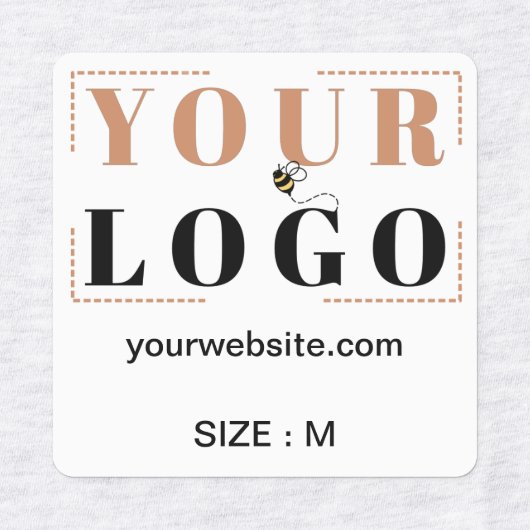 Logo Aangepaste tekstwebsite of Kledingkleding voo Labels (Design 2)