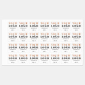 Logo Aangepaste tekstwebsite of Kledingkleding voo Labels (Vel)