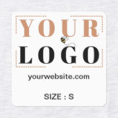 Logo Aangepaste tekstwebsite of Kledingkleding voo Labels (Design 1)