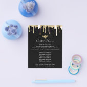 logo abeille sur le prospectus arrière - plan noir (Simple)