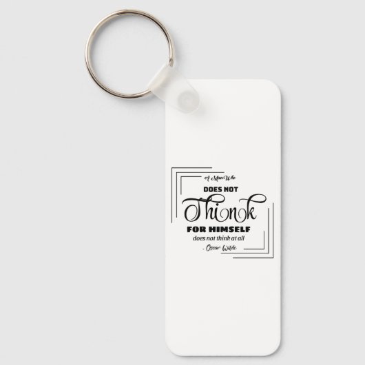 Logo Accent Keyring Sleutelhanger (Voorkant)