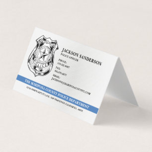 Logo Afdeling Politie Handhaving Visitekaartjes