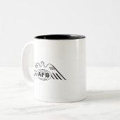 Logo AFS 1969 Mug à deux tons, 11 oz (Devant gauche)
