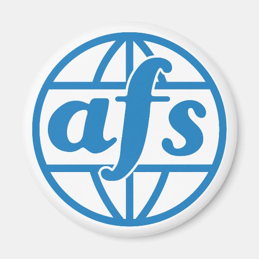 Logo AFS 1972 Standard, Magnet circulaire de 2¼ po (Devant)