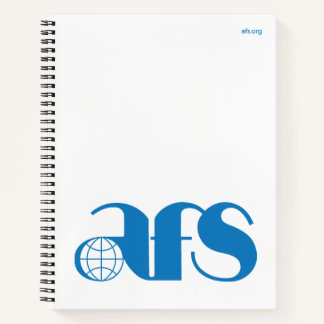 Logo AFS 1976 Personnalisé Carnet Spiral de 8,5 po