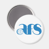 Logo AFS 1976 Standard, Magnet circulaire de 2¼ po (Recto/Verso)