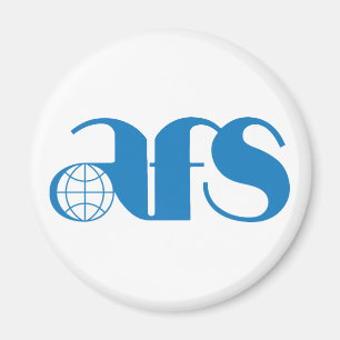Logo AFS 1976 Standard, Magnet circulaire de 2¼ po