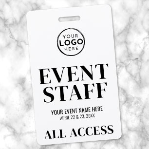 Logo All Access Event Staff Badge