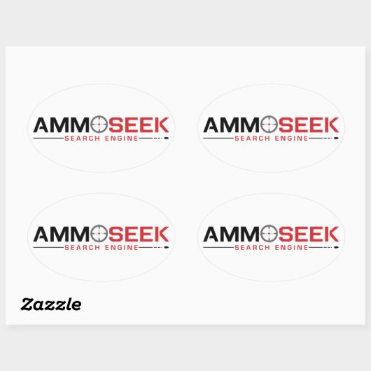 Logo AmmoSeek Stickers Oval 2019 (Feuille)