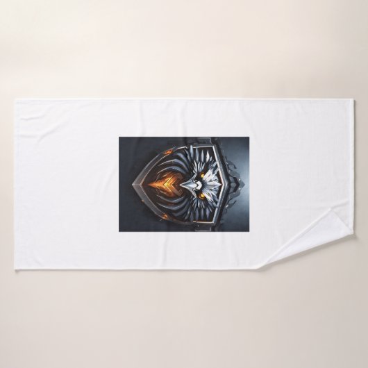 Logo Angry Eagle (Serviette de bain)