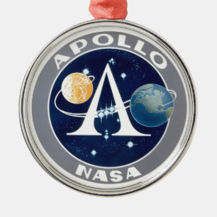 Logo Apollo Program Metalen Ornament
