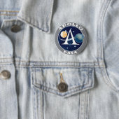 Logo Apollo Program Ronde Button 5,7 Cm (In situ)