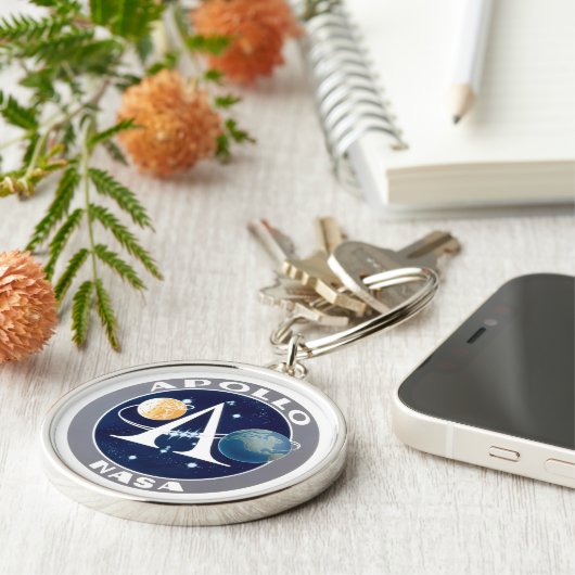 Logo Apollo Program Sleutelhanger (Zijkant)