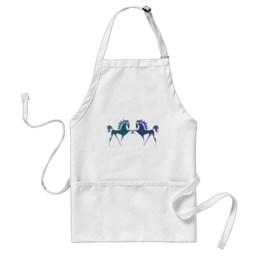 Logo Apron met hoge uiteinden Standaard Schort (Voorkant)