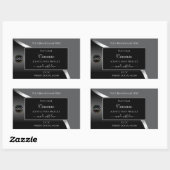 Logo argenté gris clair gris foncé Étiquettes du p (Feuille)