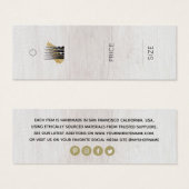 Logo Arrière - plan moderne Logo Vêtements Prix ta (Devant & derrière)