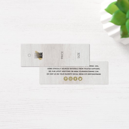 Logo Arrière - plan moderne Logo Vêtements Prix ta (Bureau)